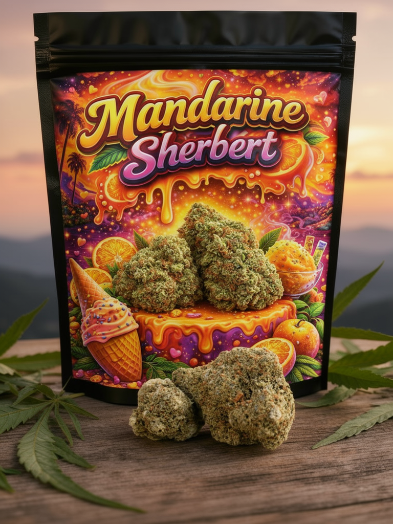 Mandarine Sherpert CBD