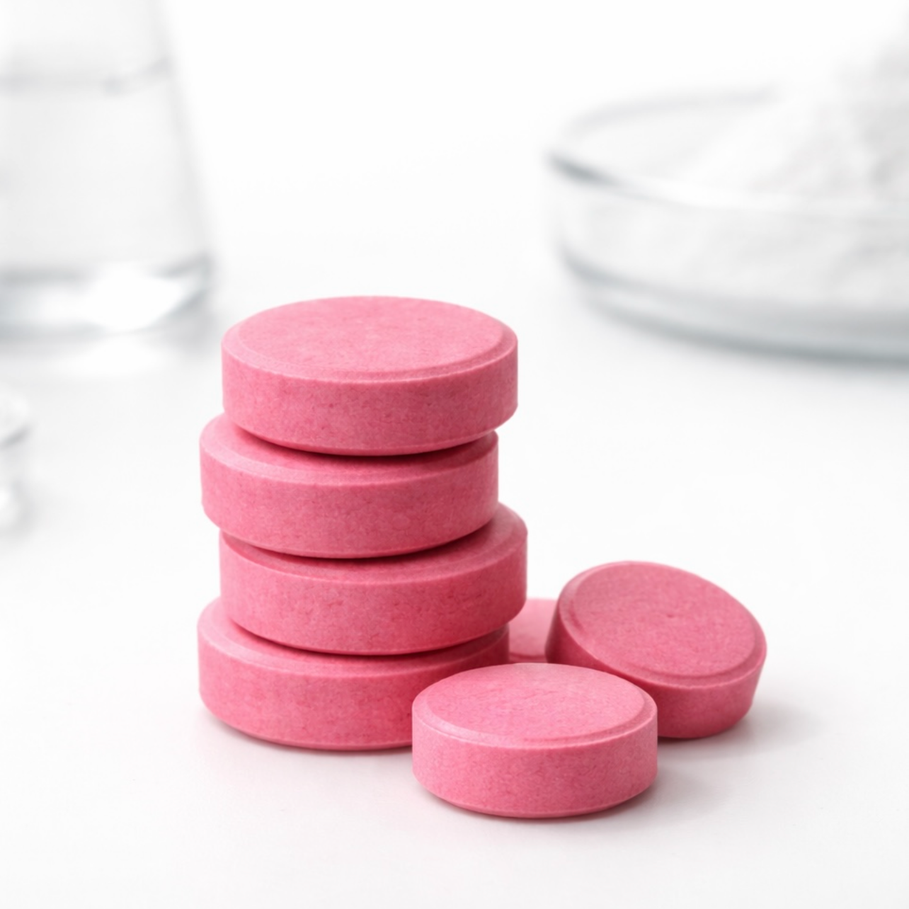 2C-G-5 Pellets Referenzmaterial – rosa Pellets im Glasfläschchen