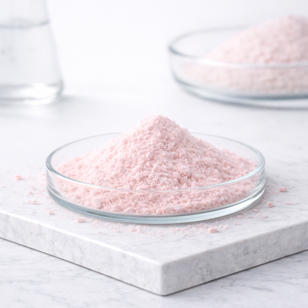 CL-218-872 Referenzmaterial – rosa kristallines Pulver in einer Petrischale 