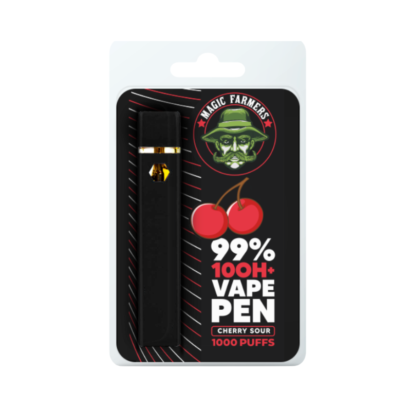 10-OH+ 99% Einweg Vape Pen 2ml – Cherry Sour Aroma, Einweg Vaporizer mit bis zu 1000 Puffs
