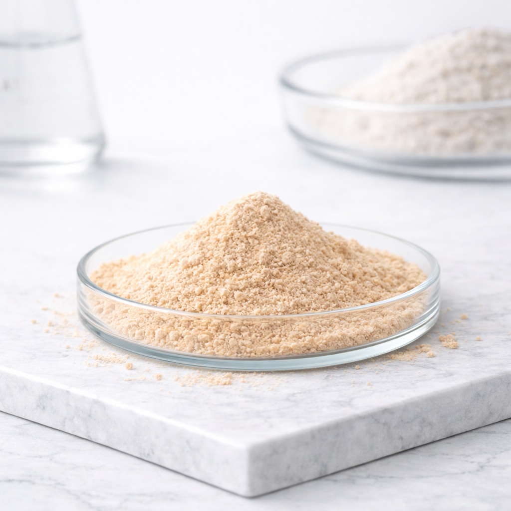 DMNPC HCL Referenzmaterial – beiges Pulver in einer Petrischale