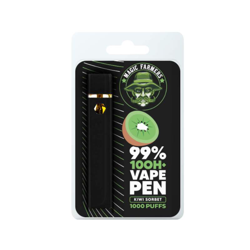 10-OH+ 99% Einweg Vape Pen 2ml – Kiwi Geschmack, 1000 Puffs Einweg Vaporizer
